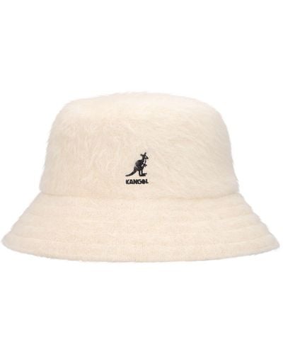Kangol Furgora Casual Angora Blend Bucket Hat - Natural