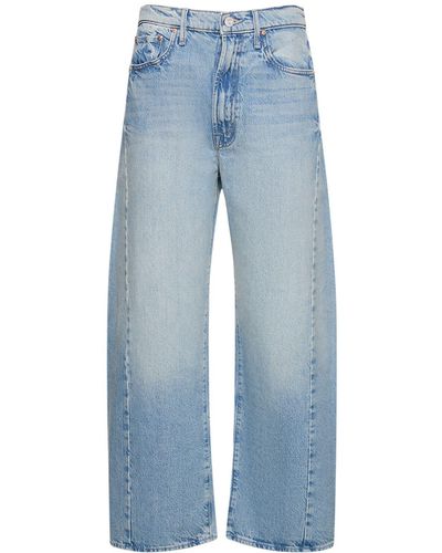 Mother The Half Pipe Ankle Cotton Denim Jeans - Blue