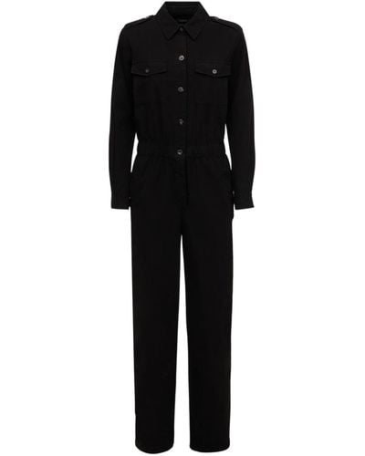 A.P.C. Indiana Cotton Jumpsuit - Black
