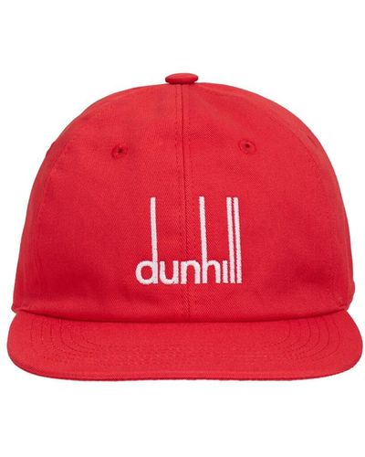 Dunhill Signature コットンキャップ - レッド