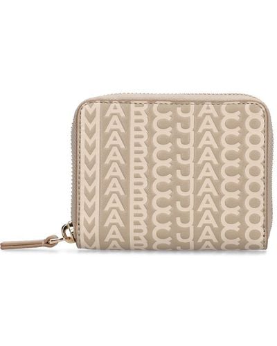 Marc Jacobs The Zip Around Leather Wallet - Natural