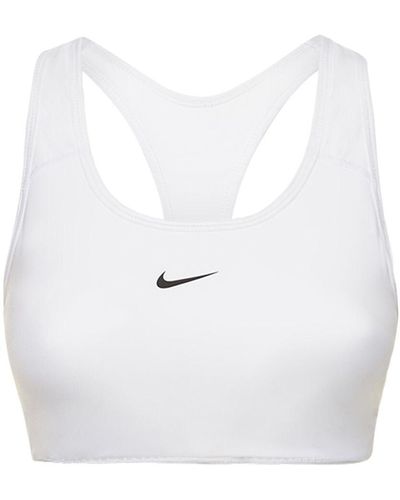 Nike Gepolsterter Sport-bh - Weiß