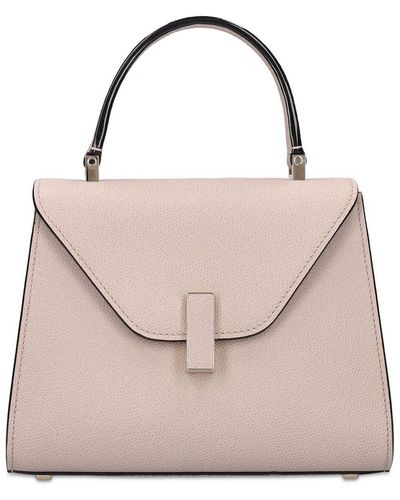 Valextra Borsa mini iside in pelle martellata - Neutro