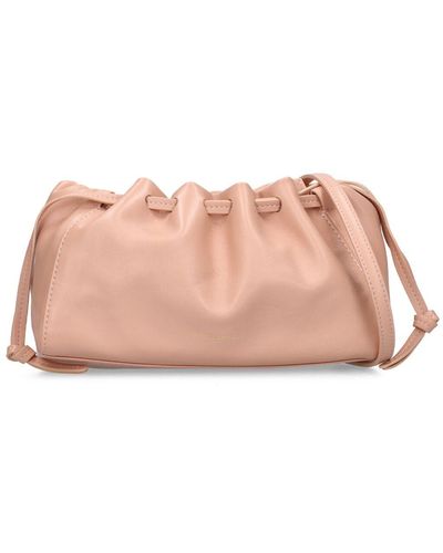 Mansur Gavriel Mini Bloombag Leather Shoulder Bag - Pink