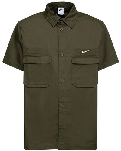 Nike Military Woven Cotton Shirt - Green