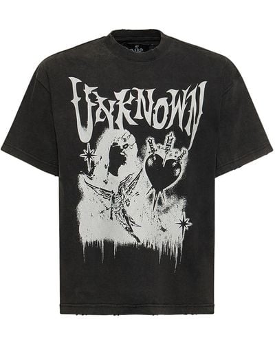 Unknown T-shirt angel band in cotone - Nero