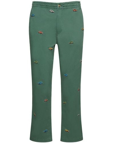 Polo Ralph Lauren Pantalon charpentier en coton mélangé - Vert