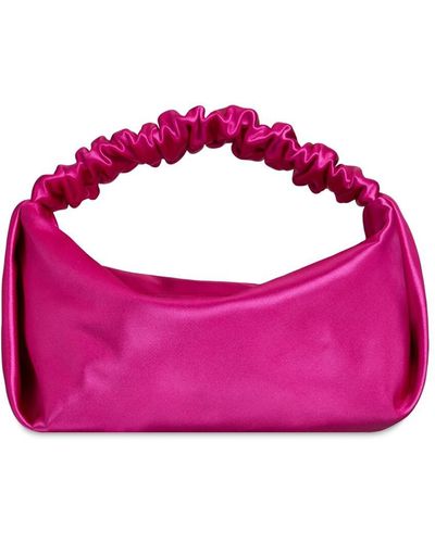 Alexander Wang Mini Scrunchie Satin Bag - Pink