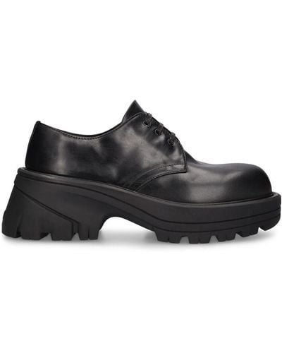 1017 ALYX 9SM Leather Derby Loafers - Black