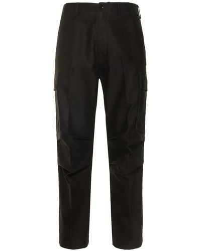 Tom Ford Compact Cotton Cargo Sport Pants - Black