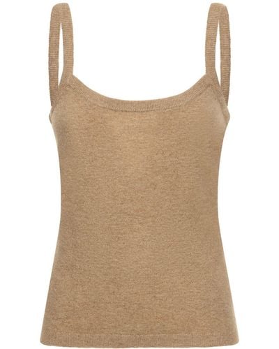 THE GARMENT Como Wool Blend Camisole Top - Natural