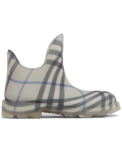 Burberry Mf Marsh Rubber Ankle Boots - Grey