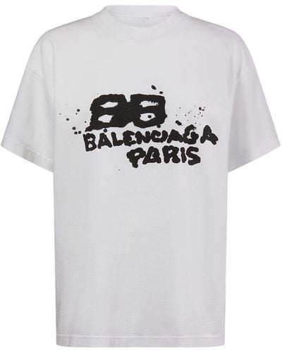 Balenciaga コットンtシャツ - ホワイト