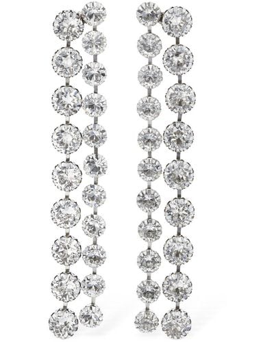 Isabel Marant Midnight Dancin Crystal Earrings - White
