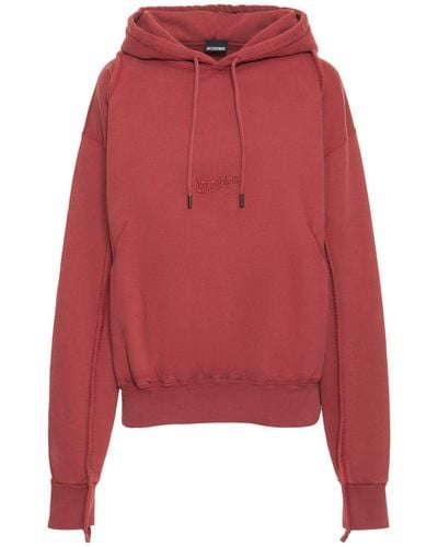 Jacquemus Lvr exclusive - sweat-shirt le sweatshirt camargue - Rouge