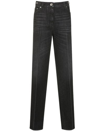 Versace Denim Straight Jeans - Black