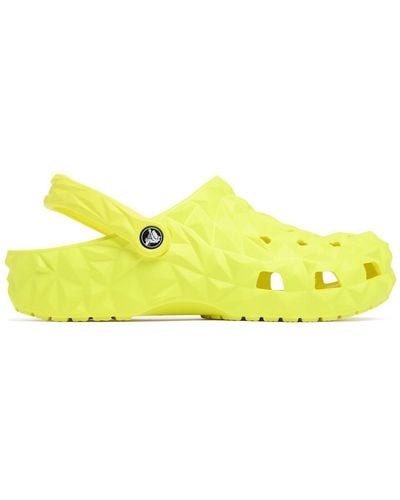 Crocs™ Classic Geometric Clogs - Yellow