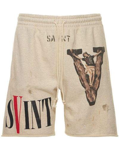 Saint Michael Vlone X Shorts - Grey