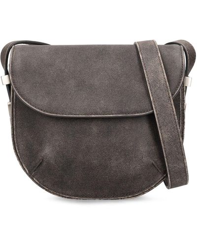 OSOI Cubby Coated Leather Shoulder Bag - Metallic