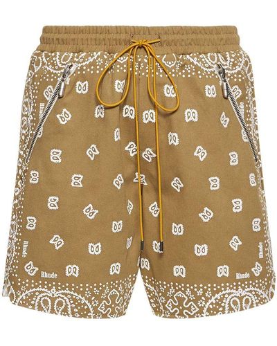 Louis Vuitton Monogram Bandana Nylon Tracksuit Shorts Orange/White