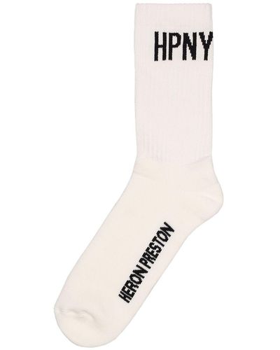 Heron Preston Hpny コットンブレンドソックス - ナチュラル