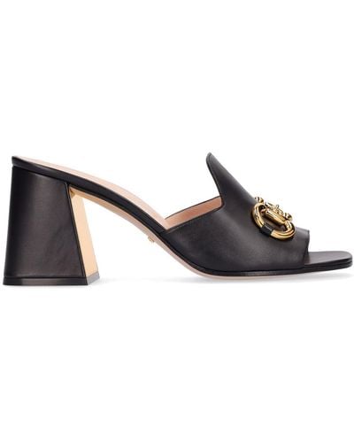 Gucci Slide Sandal With Horsebit - Black