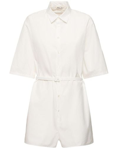 AURALEE Camicia in cotone - Bianco