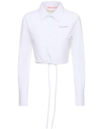 OTTOLINGER Fitted Wrap Shirt - White