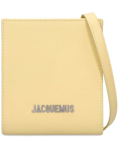 Jacquemus Le Gadjo Leather Crossbody Bag - Yellow