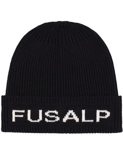 Fusalp Cappello beanie fully in lana e cashmere - Nero