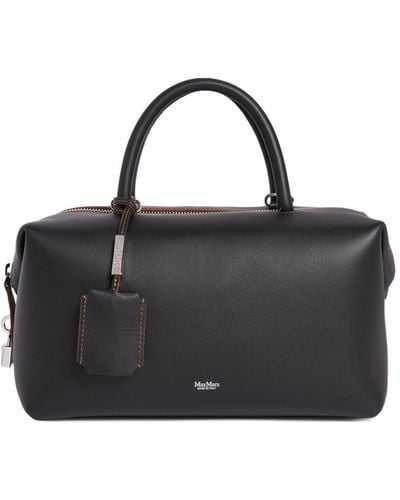 Max Mara Medium Holdall Top Handle Bag - Black