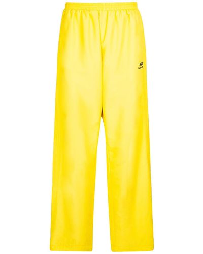 Balenciaga Nylon Trousers - Yellow