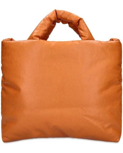 Kassl Small Pillow Oil Tote Bag - Brown