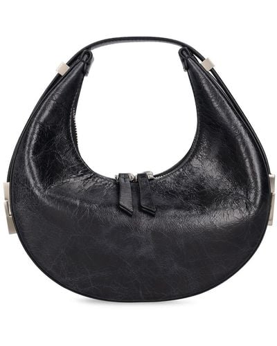OSOI Mini Toni Leather Top Handle Bag - Black