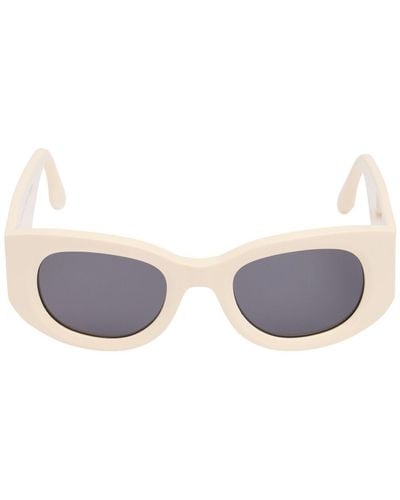 Victoria Beckham Sonnenbrille Aus Acetat "bb" - Weiß