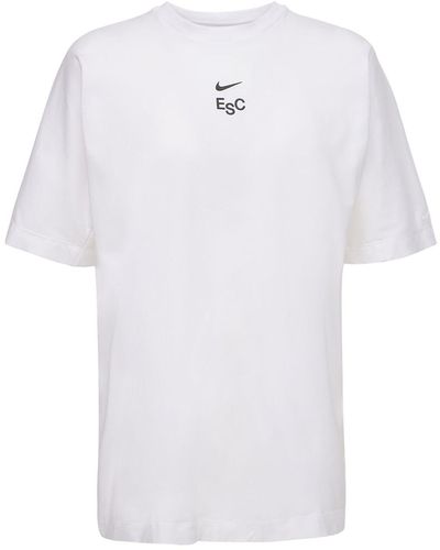 Nike T-shirt Mit Druck "esc" - Weiß