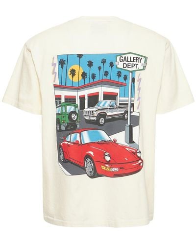 GALLERY DEPT. Drive Thru Printed T-shirt - Natural
