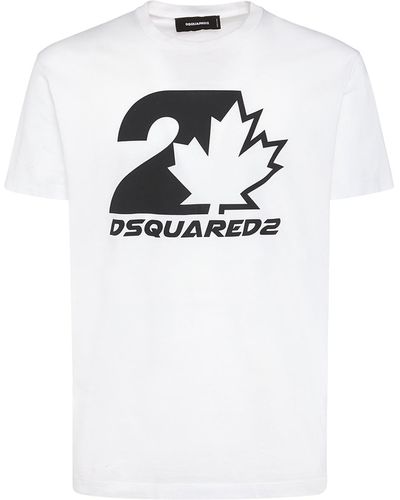 DSquared² コットンジャージーtシャツ - ホワイト