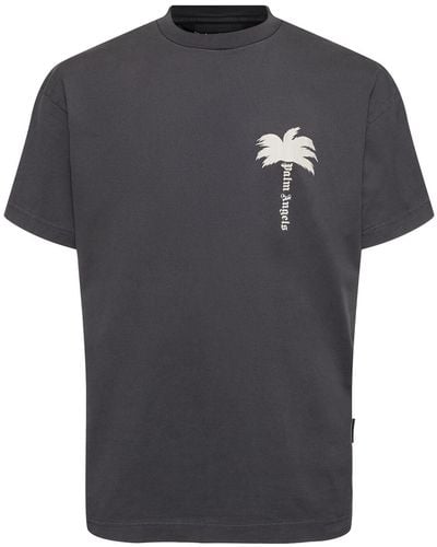 Palm Angels The Palm コットンtシャツ - ブラック