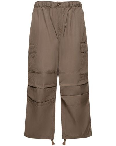 Carhartt Jet Rinsed Cotton Cargo Trousers - Brown