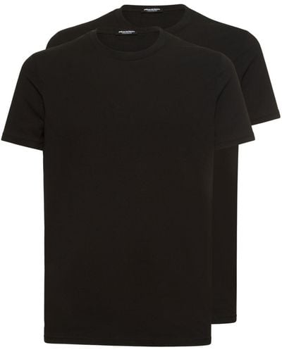 DSquared² Set di 2 t-shirt in jersey - Nero