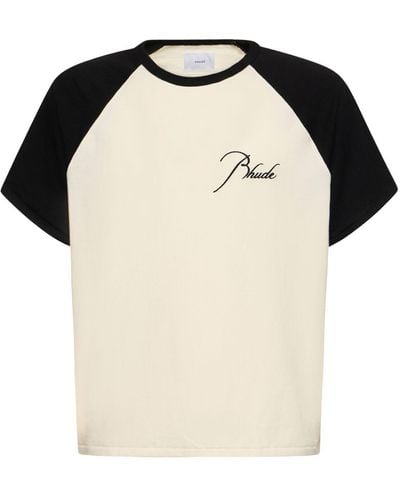 Rhude Raglan-t-shirt "" - Schwarz
