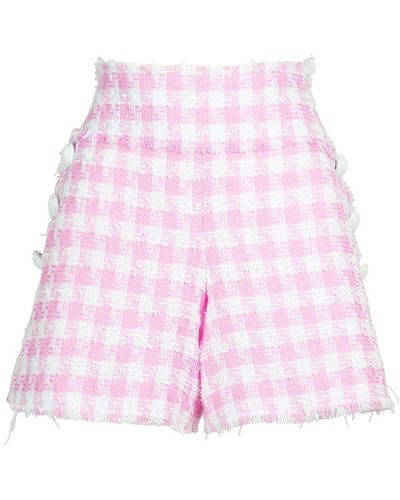 Balmain Minishorts Aus Tweed - Pink