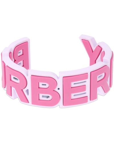 Burberry Manschettenarmband Mit -logo - Pink