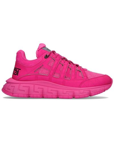 Versace Trigreca Lace-up Sneakers - Pink