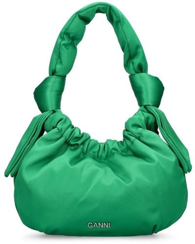 Ganni Small Occasion Hobo Bag - Green
