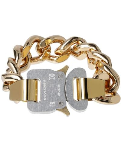 1017 ALYX 9SM Chain Bracelet W/ Buckle - Metallic