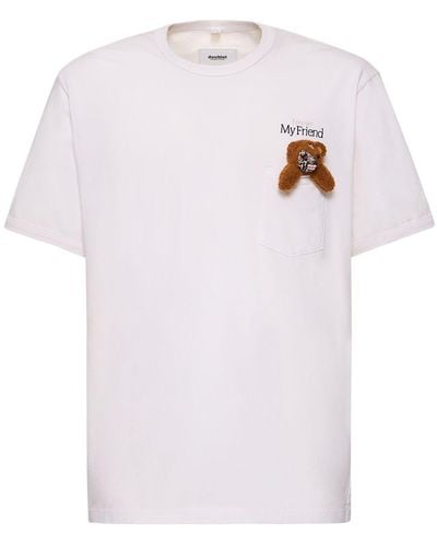 Doublet T-shirt Aus Baumwolle - Weiß
