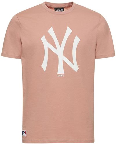 KTZ Ny Yankees Essentials Cotton T-shirt - Pink