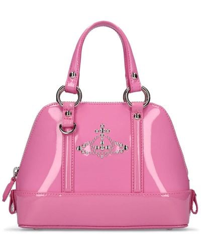 Vivienne Westwood Kleine Tasche Aus Lackleder "jordan" - Pink